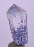 1.5Carats BLUE DUMORTIERITE in QUARTZ  Gem Polished Acicular Pendant Cabochon Mineral Specimen U562