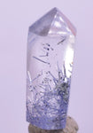 1.5Carats BLUE DUMORTIERITE in QUARTZ  Gem Polished Acicular Pendant Cabochon Mineral Specimen U562