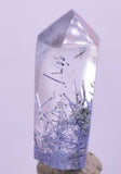 1.5Carats BLUE DUMORTIERITE in QUARTZ  Gem Polished Acicular Pendant Cabochon Mineral Specimen U562