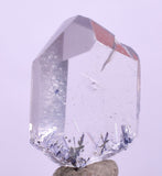 3Carats BLUE DUMORTIERITE in QUARTZ  Gem Polished Acicular Pendant Cabochon Mineral Specimen U563