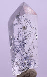 2Carats BLUE DUMORTIERITE in QUARTZ  Gem Polished Acicular Pendant Cabochon Mineral Specimen U565