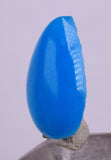 1carat GEM SILICA CHRYSOCOLLA Cabochon Lily Mine Peru Royal Blue Color Jewelry B44