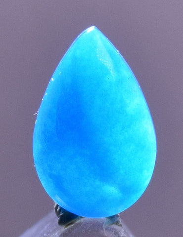 1carat GEM SILICA CHRYSOCOLLA Cabochon Lily Mine Peru Royal Blue Color Jewelry B44