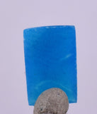 0.5carat GEM SILICA CHRYSOCOLLA Cabochon Lily Mine Peru Royal Blue Color Jewelry B45