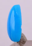 1carat GEM SILICA CHRYSOCOLLA Cabochon Lily Mine Peru Royal Blue Color Jewelry B46