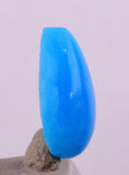 1carat GEM SILICA CHRYSOCOLLA Cabochon Lily Mine Peru Royal Blue Color Jewelry B46