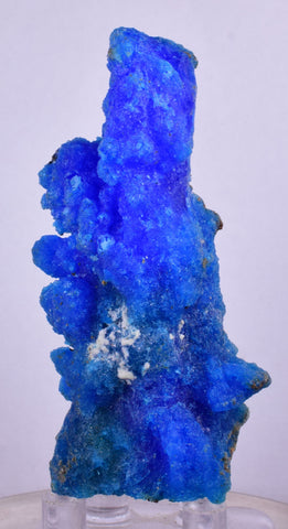 7.1cms NEW BLUE CHALCANTHITE Natural Botryoidal Crystals Peru Translucent F402