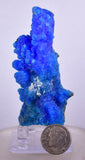 7.1cms NEW BLUE CHALCANTHITE Natural Botryoidal Crystals Peru Translucent F402