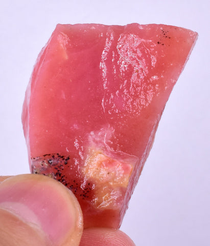 12.9Grams PINK OPAL ROUGH A A Quality Jewelry Pendant Peru Coral Color P250