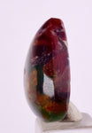 23carats BLUE OPAL CABOCHON With Cuprite Pendant Wire Wrap Caribean Turquoise Color Peru B47