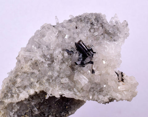 6.3cms HUBNERITE QUARTZ CRYSTALS Mineral Specimen Collector Peru M228