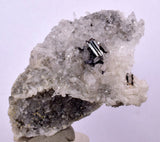 6.3cms HUBNERITE QUARTZ CRYSTALS Mineral Specimen Collector Peru M228