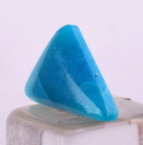 1.5carats GEM SILICA CHRYSOCOLLA Chalcedony Lily Mine Peru Cabochon Quartz Malachite B49