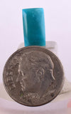 2carats GEM SILICA CHRYSOCOLLA Chalcedony Lily Mine Peru Cabochon Quartz Malachite B50