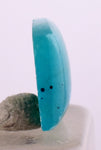 1carats GEM SILICA CHRYSOCOLLA Chalcedony Lily Mine Peru Cabochon Quartz Malachite B53
