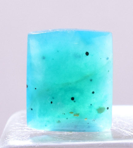 1carats GEM SILICA CHRYSOCOLLA Chalcedony Lily Mine Peru Cabochon Quartz Malachite B53