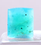 1carats GEM SILICA CHRYSOCOLLA Chalcedony Lily Mine Peru Cabochon Quartz Malachite B53