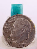 1carats GEM SILICA CHRYSOCOLLA Chalcedony Lily Mine Peru Cabochon Quartz Malachite B53