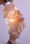 6.7cm GEM PINK OPAL Hyalite Palygoskite Quartz Sculpture Botryoidal Peru P260