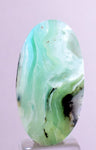 11.5 carats BLUE OPAL CABOCHON Pendant Wire Wrap Caribean Turquoise Color Peru B56