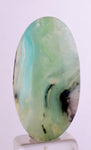 11.5 carats BLUE OPAL CABOCHON Pendant Wire Wrap Caribean Turquoise Color Peru B56