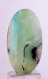 11.5 carats BLUE OPAL CABOCHON Pendant Wire Wrap Caribean Turquoise Color Peru B56