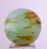 12 carats BLUE OPAL CABOCHON Pendant Wire Wrap Caribean Turquoise Color Peru B57