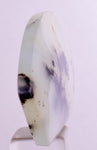 44 carats BLUE OPAL CABOCHON Pendant Wire Wrap Caribean Turquoise Color Peru B58