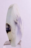 44 carats BLUE OPAL CABOCHON Pendant Wire Wrap Caribean Turquoise Color Peru B58