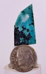 27carats GEM SILICA CHRYSOCOLLA Peru Free Form Quartz Pendant Jewelry B59