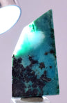 27carats GEM SILICA CHRYSOCOLLA Peru Free Form Quartz Pendant Jewelry B59