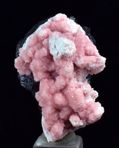 3.1cms RHODOCHROSITE ROSETTE SPHALERITE  Pyrite Peru Pink Crystals Collector Mineral Specimen R601