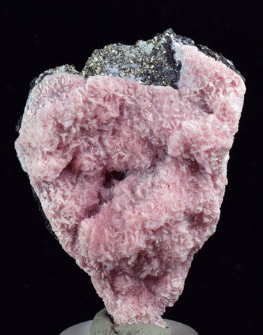 5.5cms RHODOCHROSITE ROSETTE SPHALERITE  Pyrite Peru Pink Crystals Collector Mineral Specimen R603
