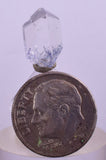 3Carats BLUE DUMORTIERITE in QUARTZ  Gem Polished Acicular Pendant Cabochon Mineral Specimen U563