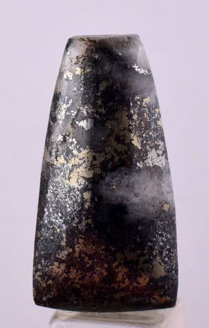 26ct GEM CABOCHON SILVER Mineral Acanthite Pyrargyritge Peru  Uchuchaccua B42