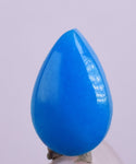 1carat GEM SILICA CHRYSOCOLLA Cabochon Lily Mine Peru Royal Blue Color Jewelry B44