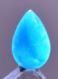1carat GEM SILICA CHRYSOCOLLA Cabochon Lily Mine Peru Royal Blue Color Jewelry B44