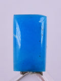 0.5carat GEM SILICA CHRYSOCOLLA Cabochon Lily Mine Peru Royal Blue Color Jewelry B45