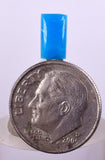 0.5carat GEM SILICA CHRYSOCOLLA Cabochon Lily Mine Peru Royal Blue Color Jewelry B45