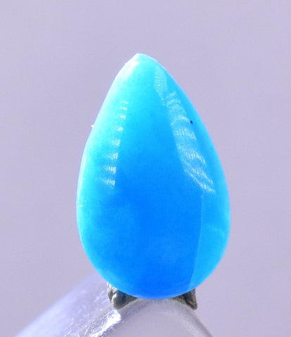 1carat GEM SILICA CHRYSOCOLLA Cabochon Lily Mine Peru Royal Blue Color Jewelry B46