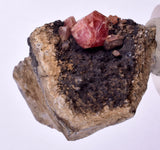 4.2cms GEM RHODOCHROSITE CRYSTALS Old Stock Uchuchaccua Mine Collector Peru Mineral Specimen R608