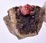 4.2cms GEM RHODOCHROSITE CRYSTALS Old Stock Uchuchaccua Mine Collector Peru Mineral Specimen R608