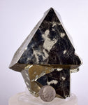 9.5cms PYRITE OCTAHEDRAL PERU Shiny Crystals Mineral Specimen Peru Collector M231