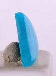 1.5carats GEM SILICA CHRYSOCOLLA Chalcedony Lily Mine Peru Cabochon Quartz Malachite B49