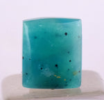 1carats GEM SILICA CHRYSOCOLLA Chalcedony Lily Mine Peru Cabochon Quartz Malachite B53
