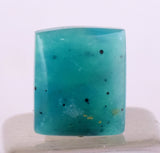 1carats GEM SILICA CHRYSOCOLLA Chalcedony Lily Mine Peru Cabochon Quartz Malachite B53
