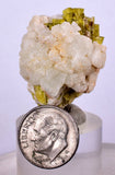 3.3cms VESUVIANITE CALCITE CRYSTALS Peru Pampa Blanca Mine Specimen C972