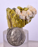 3.1cms VESUVIANITE CALCITE CRYSTALS Peru Pampa Blanca Mine Specimen C973