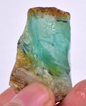 15grs BLUE OPAL ROUGH Peru Rough Scenic Quality Translucent Jewelry O738
