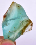 8.2 Grs BLUE OPAL ROUGH Peru Rough Scenic Quality Translucent Jewelry O739
